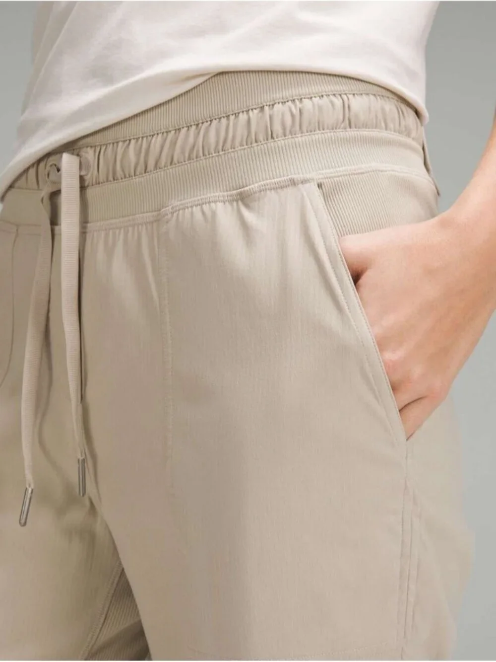Lululemon Dance Studio Mid-Rise Cropped Lined Pant Mojave Tan